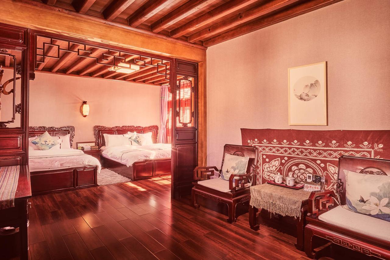 Bed and Breakfast Shaxi Aoding Courtyard Jianchuan Экстерьер фото