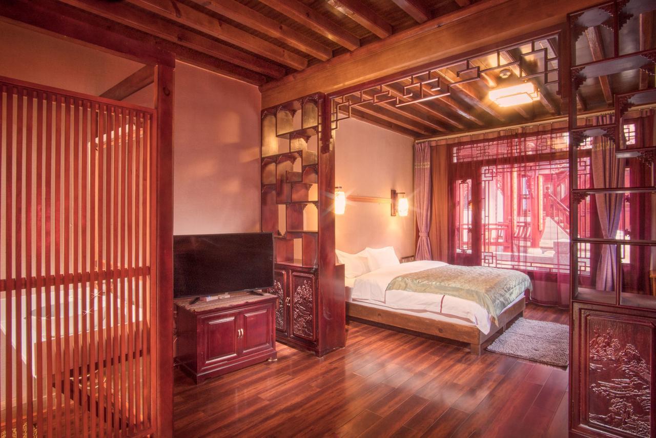 Bed and Breakfast Shaxi Aoding Courtyard Jianchuan Экстерьер фото