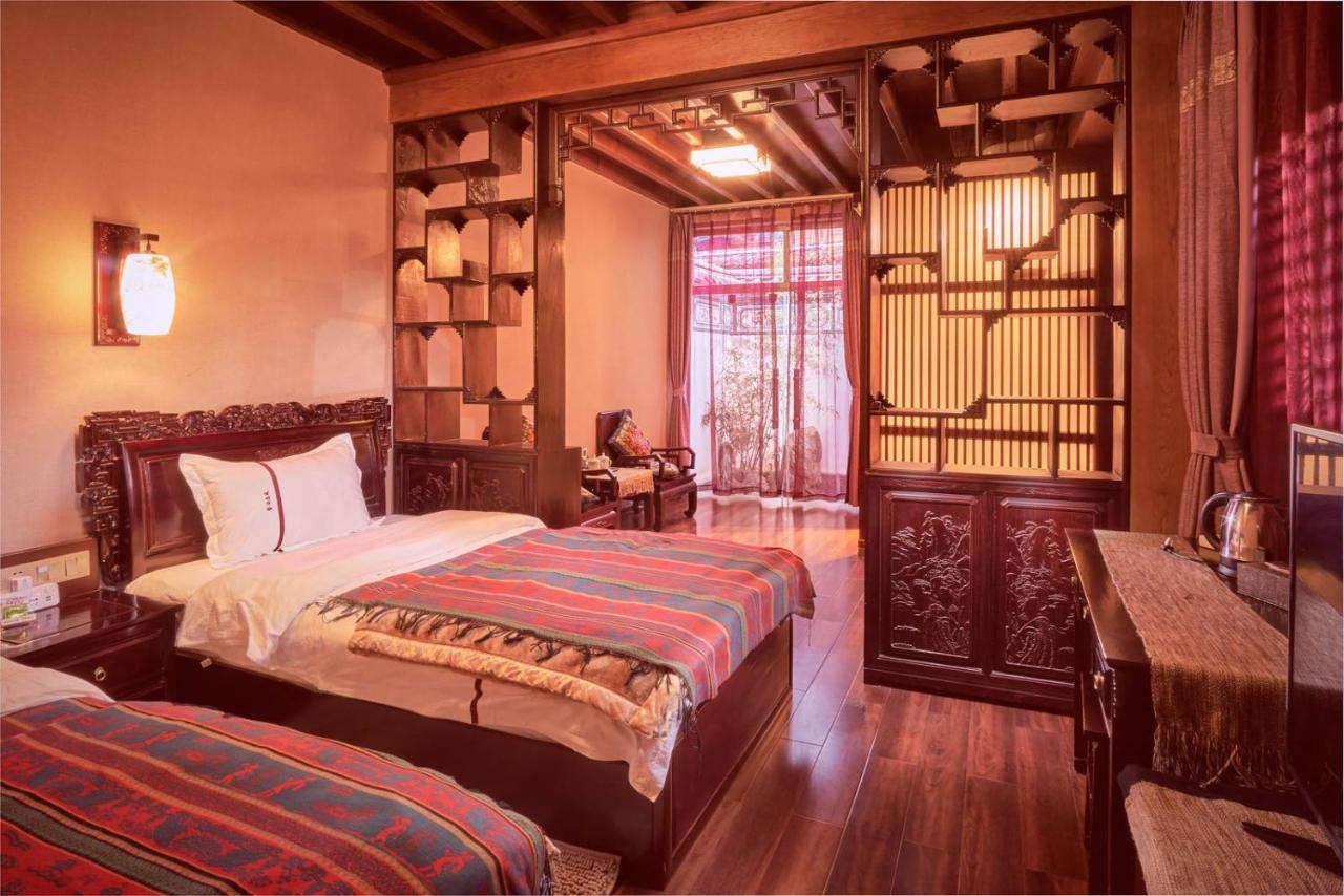 Bed and Breakfast Shaxi Aoding Courtyard Jianchuan Экстерьер фото